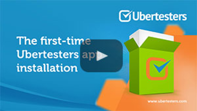 The first-time bertesters app installation